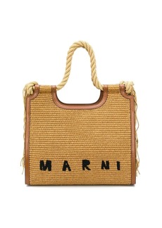 Marni Marcel Summer raffia tote bag