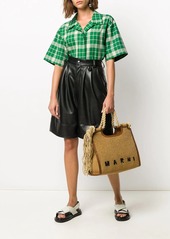 Marni Marcel Summer raffia tote bag