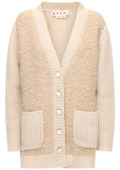 Marni Oversize Cashmere Blend Knit Cardigan