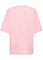 Marni Oversize Cotton Jersey Logo T-shirt
