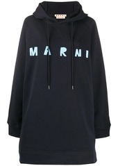 Marni oversized logo print hoodie