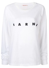 Marni oversized logo print sweatshirt