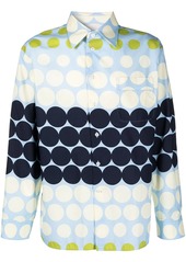 Marni oversized polka dot print shirt