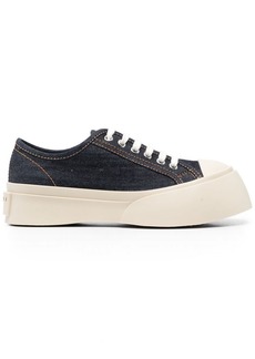 Marni Pablo denim lace-up sneakers