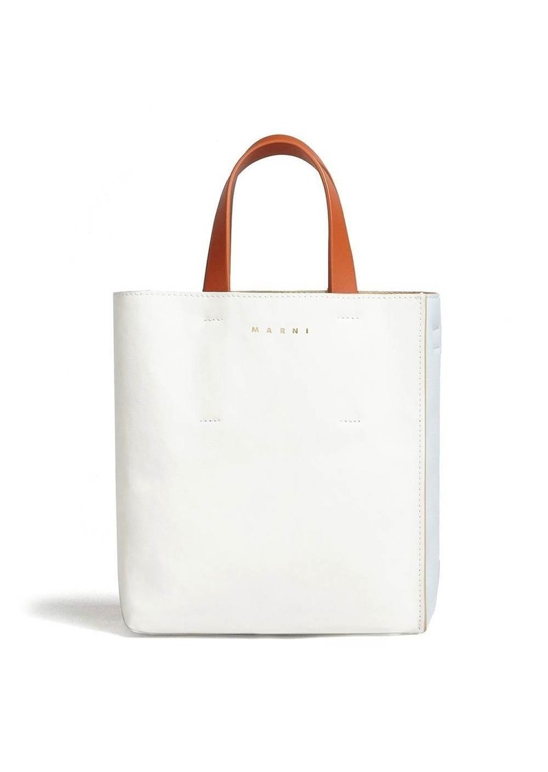 Marni panelled leather tote