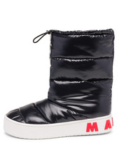 Marni Paw Quilted Nylon Puffer Boots