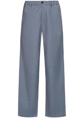 Marni checked wool trousers