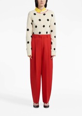 Marni Tropical tailored wool trousers