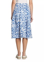 Marni Printed Cotton Midi-Skirt