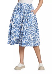 Marni Printed Cotton Midi-Skirt