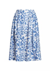 Marni Printed Cotton Midi-Skirt