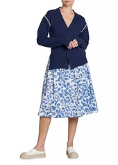 Marni Printed Cotton Midi-Skirt