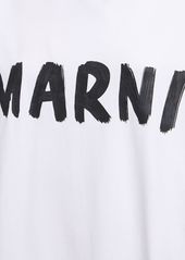 Marni Printed Logo Cotton Jersey T-shirt