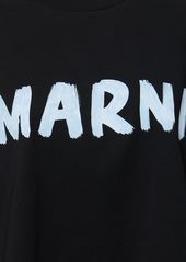 Marni Printed Logo Cotton Jersey T-shirt