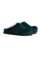 Marni Fussbet Sabot calf-hair slippers