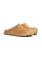 Marni Fussbet Sabot calf-hair slippers