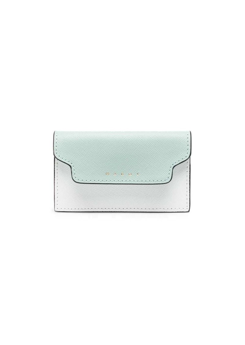 Marni Saffiano leather card case