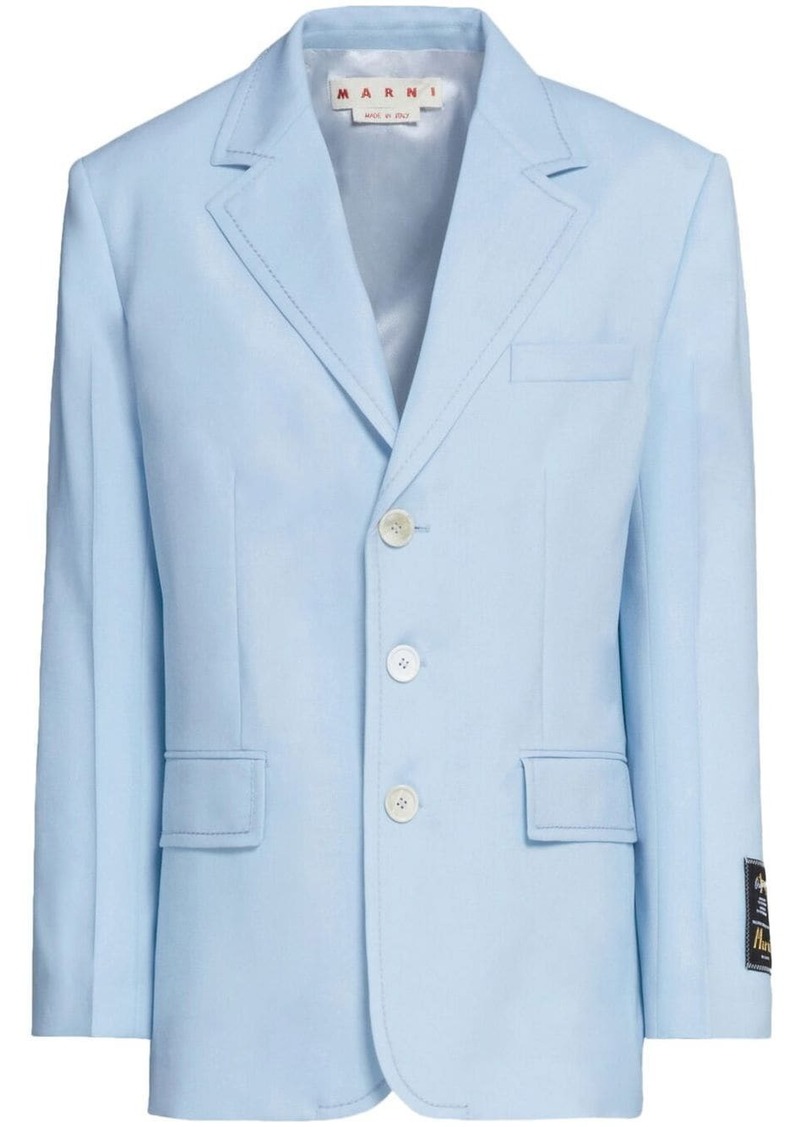 Marni single-breasted wool blazer