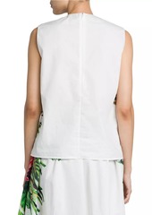 Marni Sleeveless Floral Crop Top