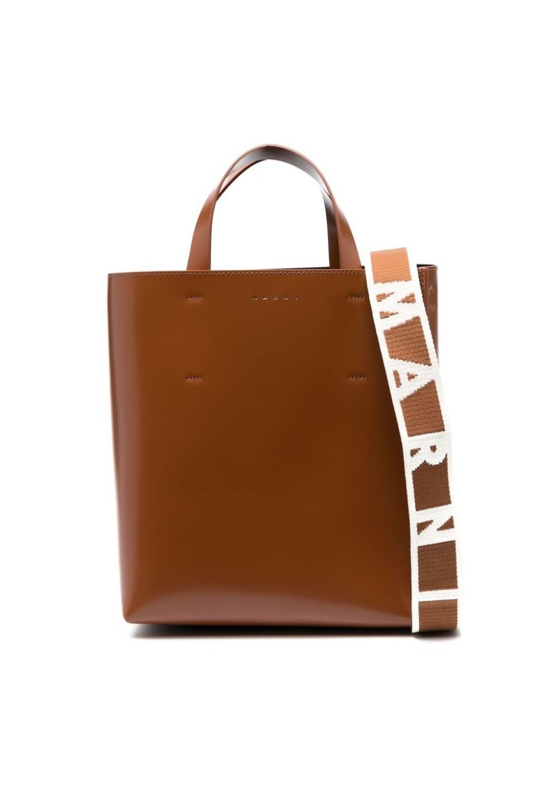 Marni small Museo leather tote bag