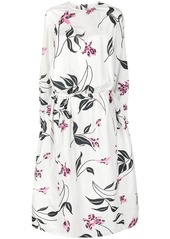 Marni smocked waist floral dress