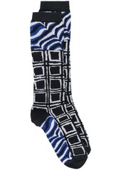 Marni square pattern socks