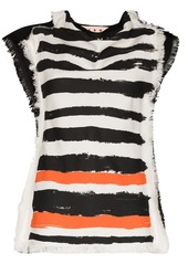 Marni stripe-print sleeveless top