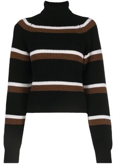 Marni striped rollneck jumper