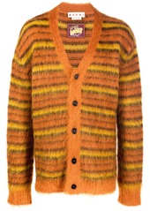 Marni striped V-neck cardigan