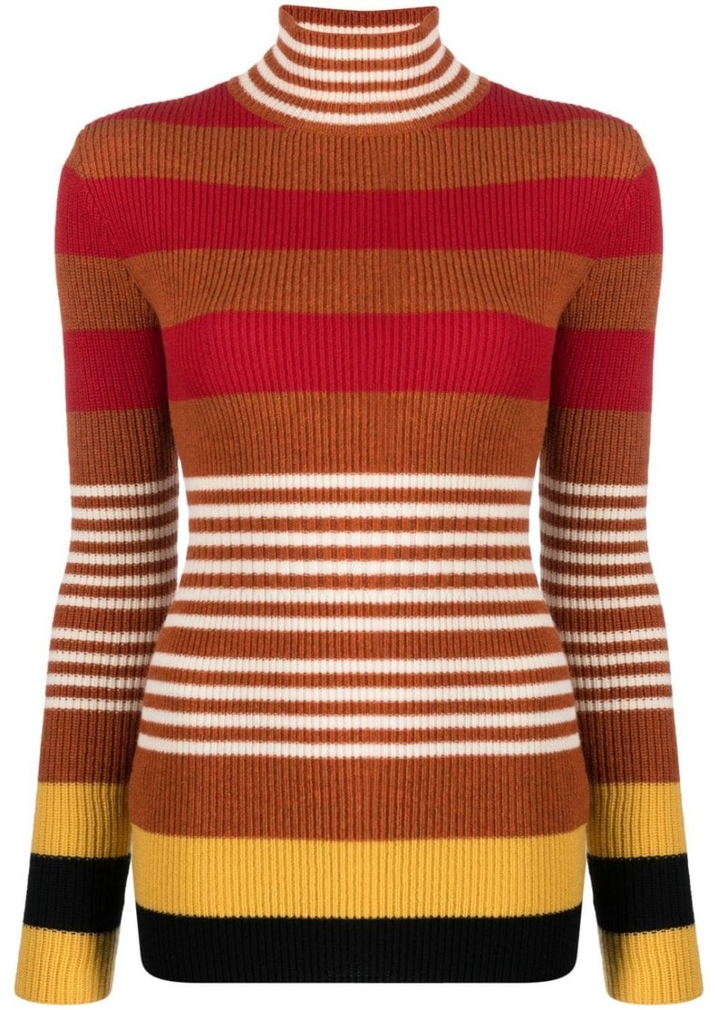 Marni striped virgin wool jumper
