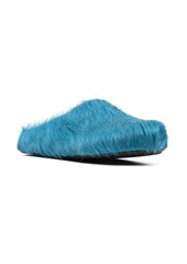 Marni Fussbet Sabot calf-hair slippers