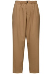 Marni Tropical Wool Loose Crop Pants