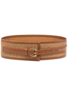 Marni buckled raffia belt