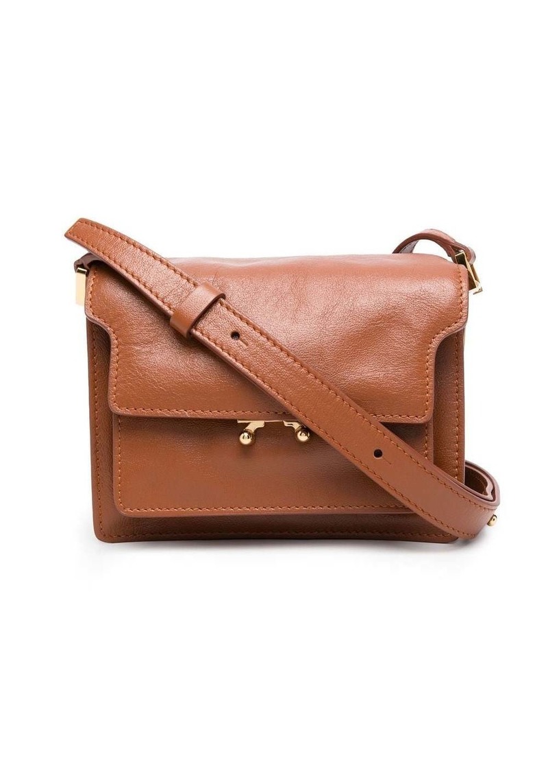 Marni Trunk leather satchel bag