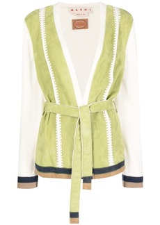 Marni two-tone belted jacket