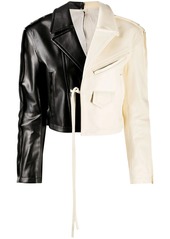 Marni two-tone cropped jacket