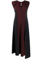 Marni two-tone panelled long dress
