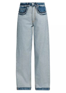 Marni Two-Toned Wide-Leg Jeans