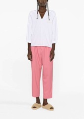 Marni V-neck cotton blouse