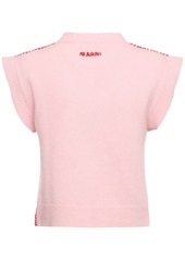 Marni Wool & Cashmere Knit Logo Vest