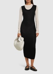 Marni Wool Contrast Midi Dress