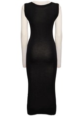 Marni Wool Contrast Midi Dress