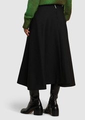 Marni Wool Midi Circle Skirt