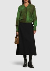 Marni Wool Midi Circle Skirt