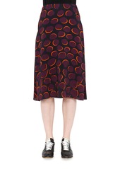 Marni Woven Printed A-Line Skirt