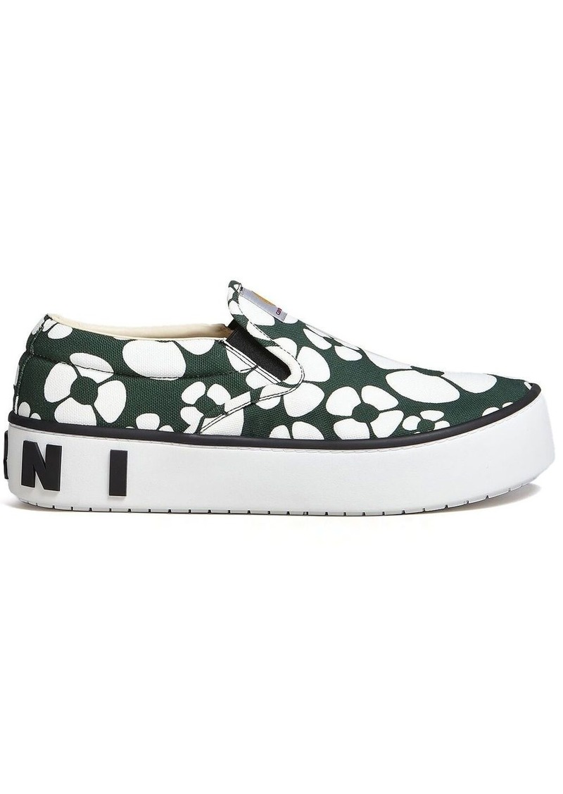 Marni x Carhartt floral-print slip-on sneakers