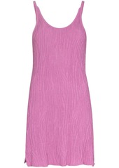 Marques' Almeida knitted scoop-neck minidress