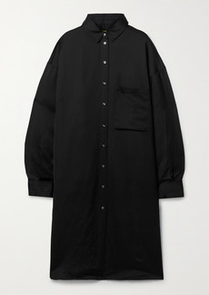 Marques' Almeida Linen-blend Satin Shirt Dress