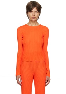 Marques' Almeida Marques Almeida Orange Fitted Sweater