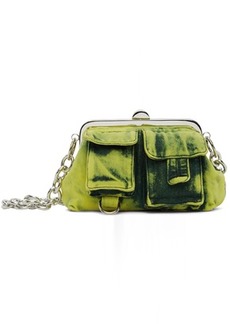 Marques' Almeida Marques Almeida SSENSE Exclusive Yellow Multipocket Mini Clasp Bag